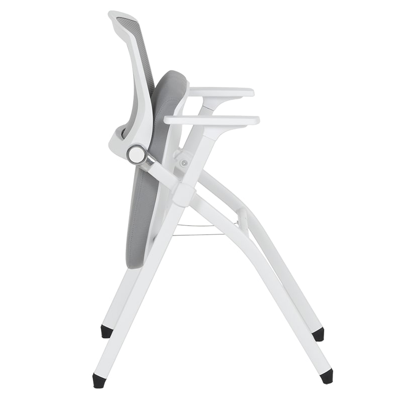 Сгъваем посетителски офис стол Carmen 1706-1 сив